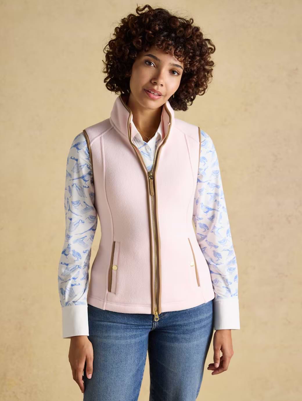 Joules Women's Heritage Gilet Pink