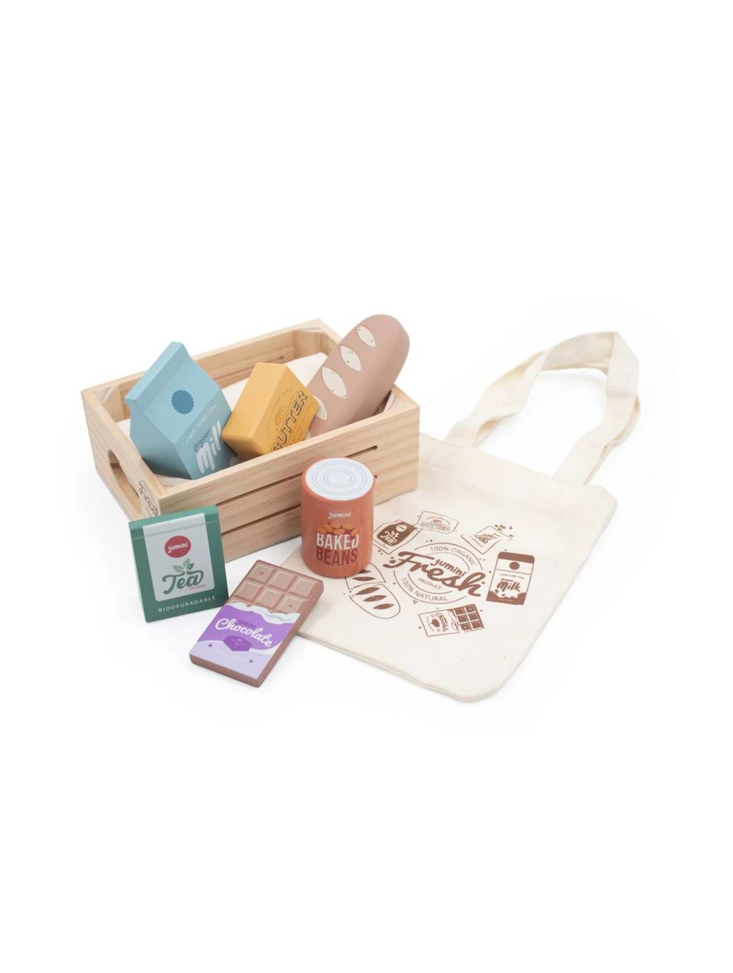 Jumini Play Food Crates - Essential Groceries Crate