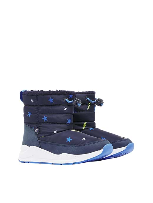 Junior Winter Boot Navy Lightening Stars