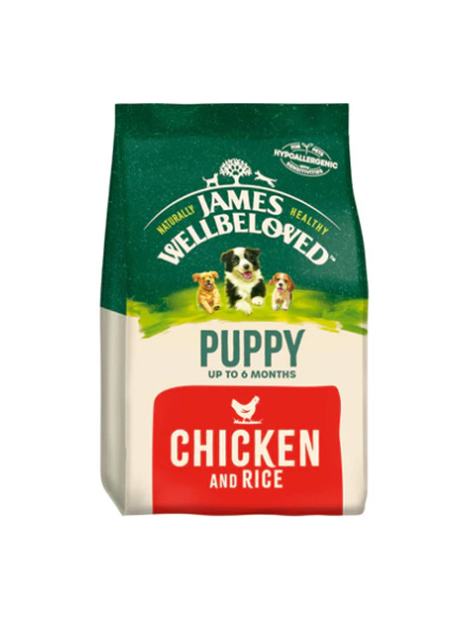 James Wellbeloved Puppy Chicken & Rice Dog Food 2KG
