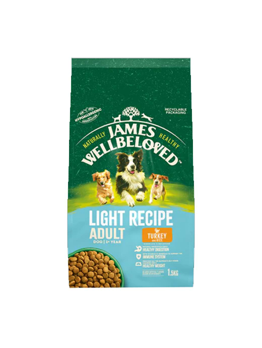 James Wellbeloved Adult Turkey & Rice Light 12kg