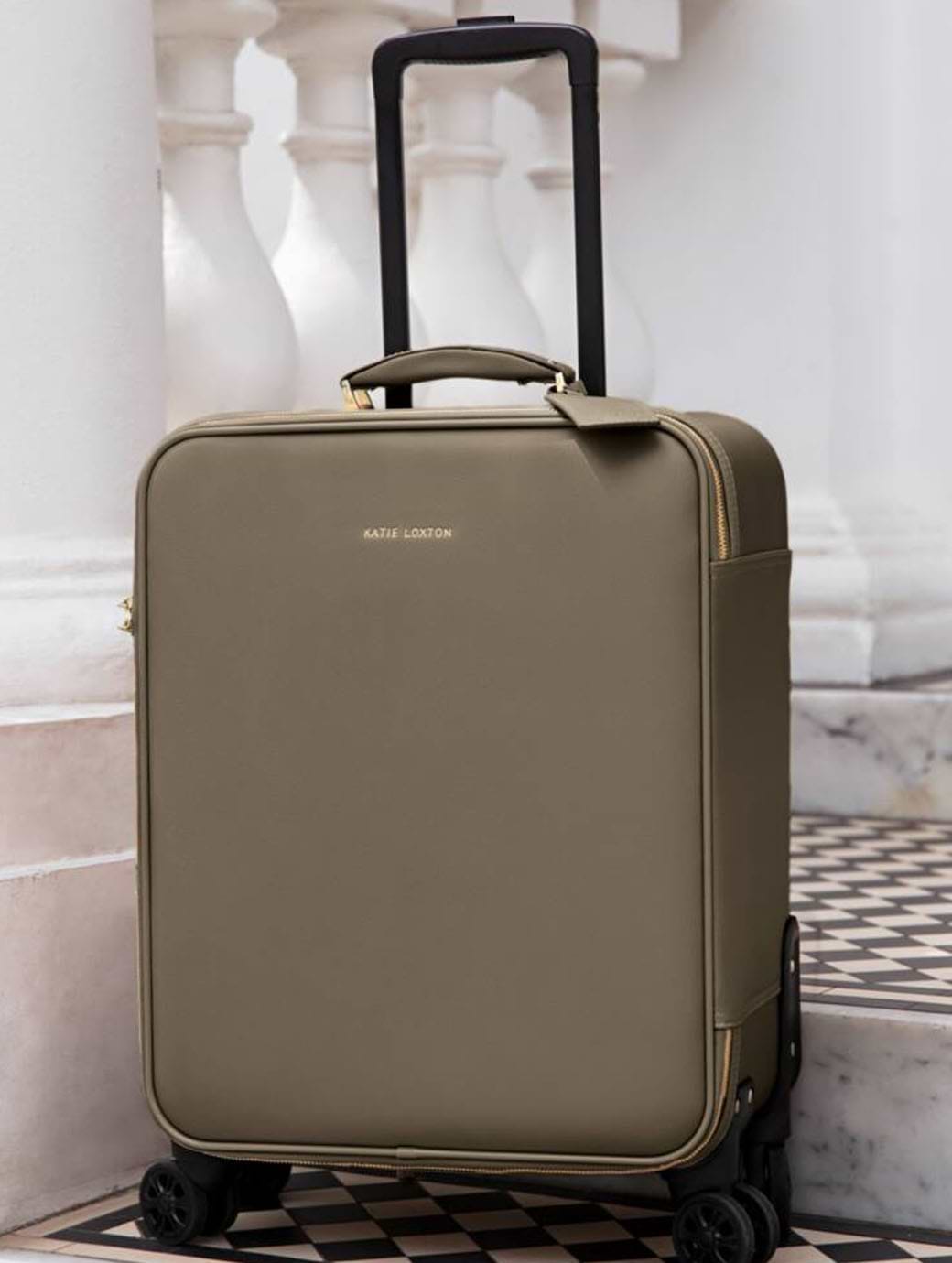 Katie Loxton Oxford Cabin Suitcase Mink
