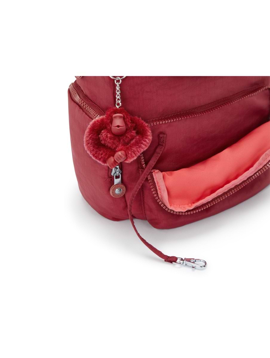 Kipling City Zip Bag Small Funky Red