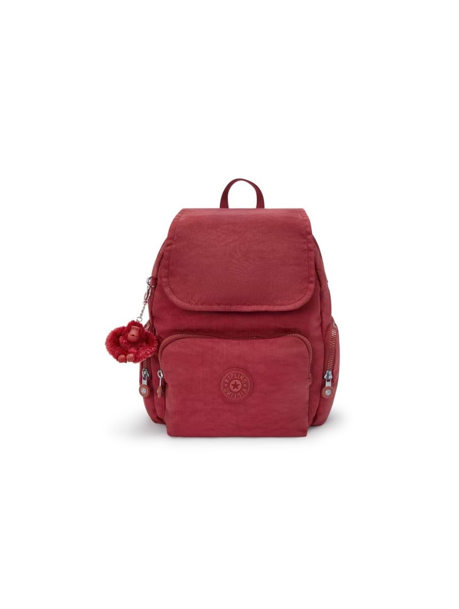 Kipling City Zip Bag Small Funky Red