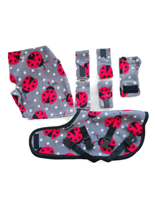Crafty Ponies Snuggle Rug Set Ladybird