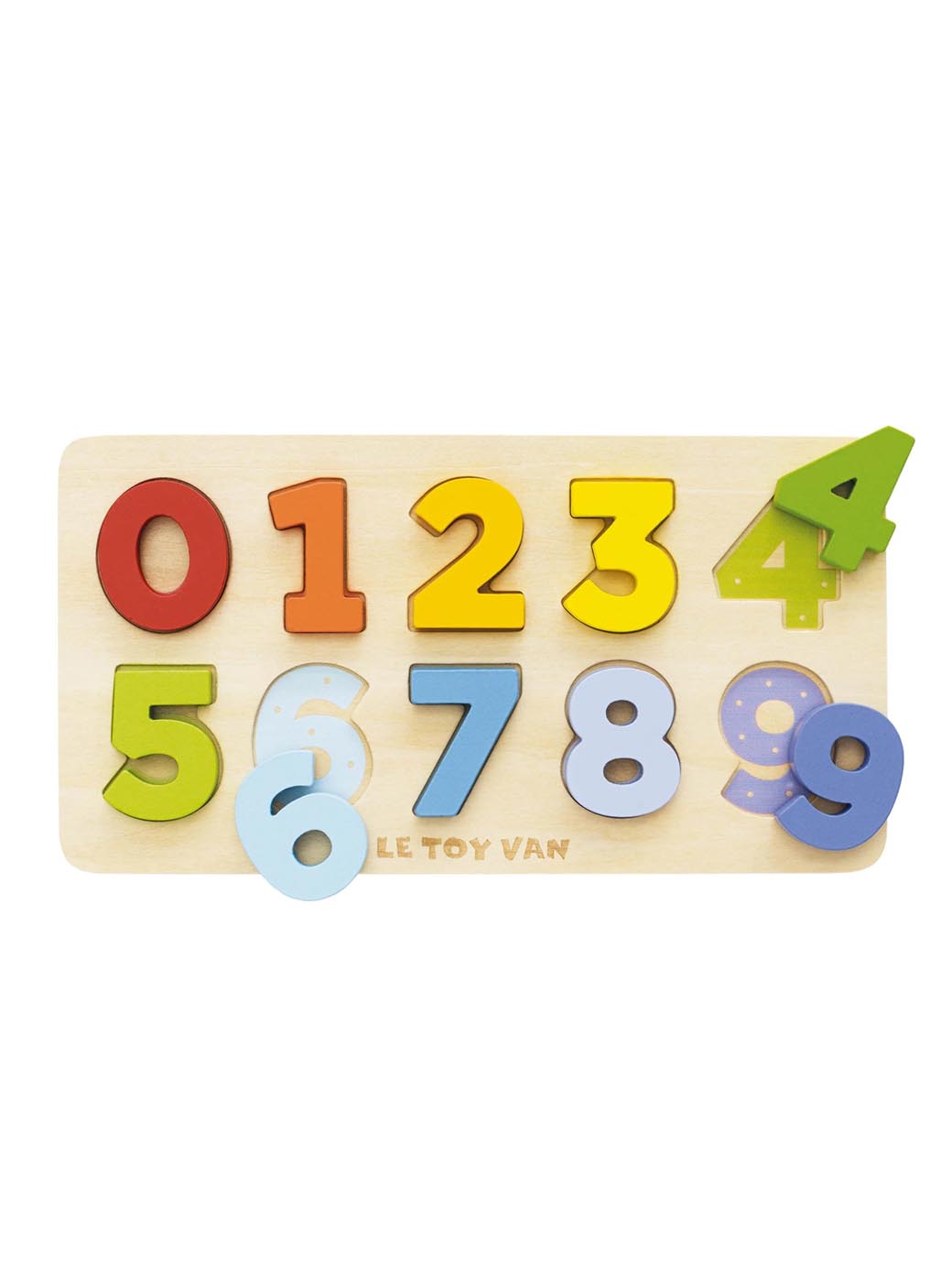 Le Toy Van Counting Wooden Numbers Shape Sorter