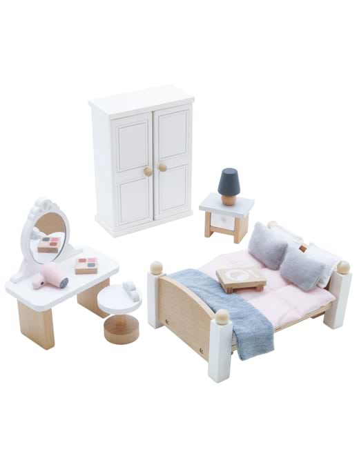 Le Toy Van Dolls House Bedroom 19 Piece