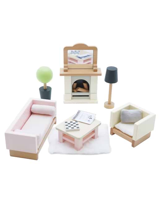 Le Toy Van Dolls House Living Room 19 Piece