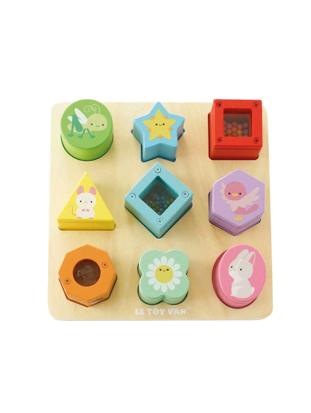 Le Toy Van Rainbow Sensory Shape Sorter