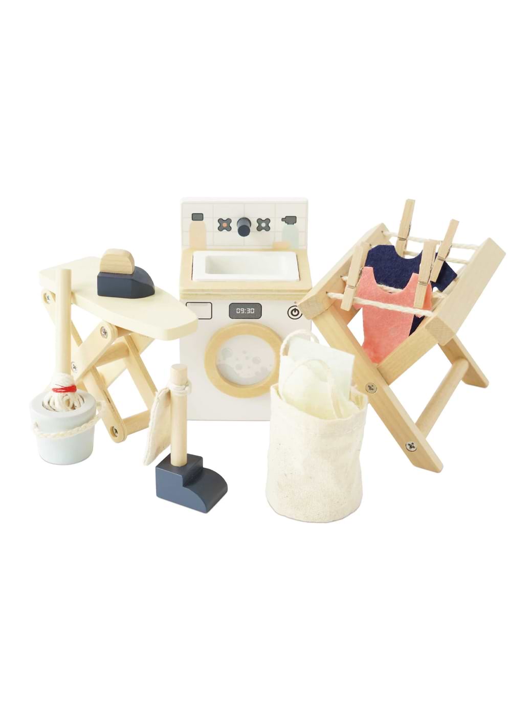 Le Toy Van Wooden Dolls House Laundry Room