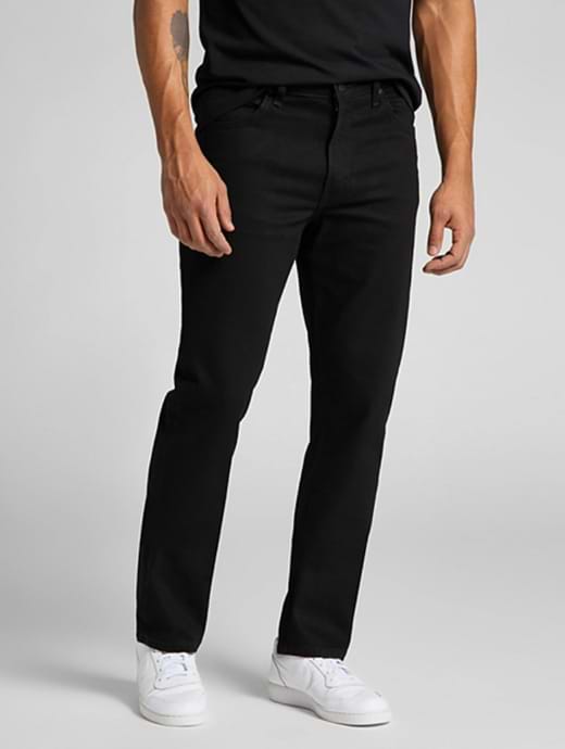 Lee Brooklyn Straight Jean Clean Black