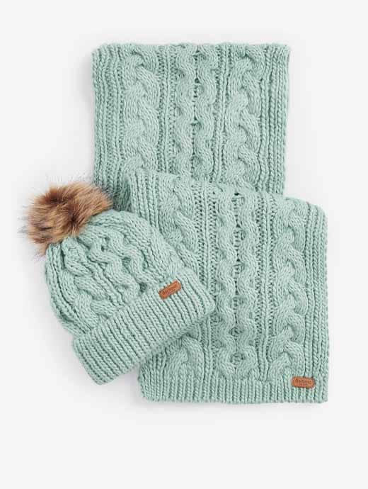 Barbour Penshaw Gift Set Soft Mint