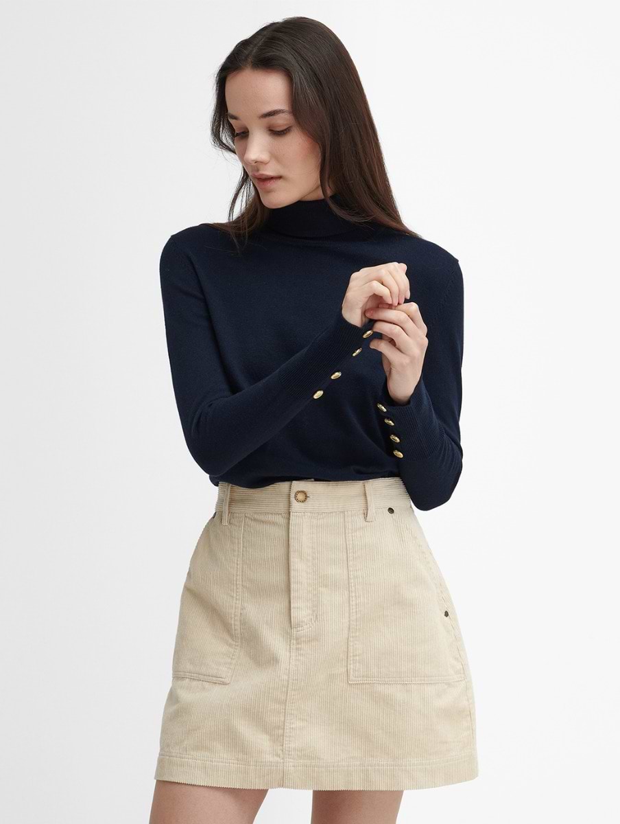 Barbour Women's Highfield Knitted Jumper Navy
