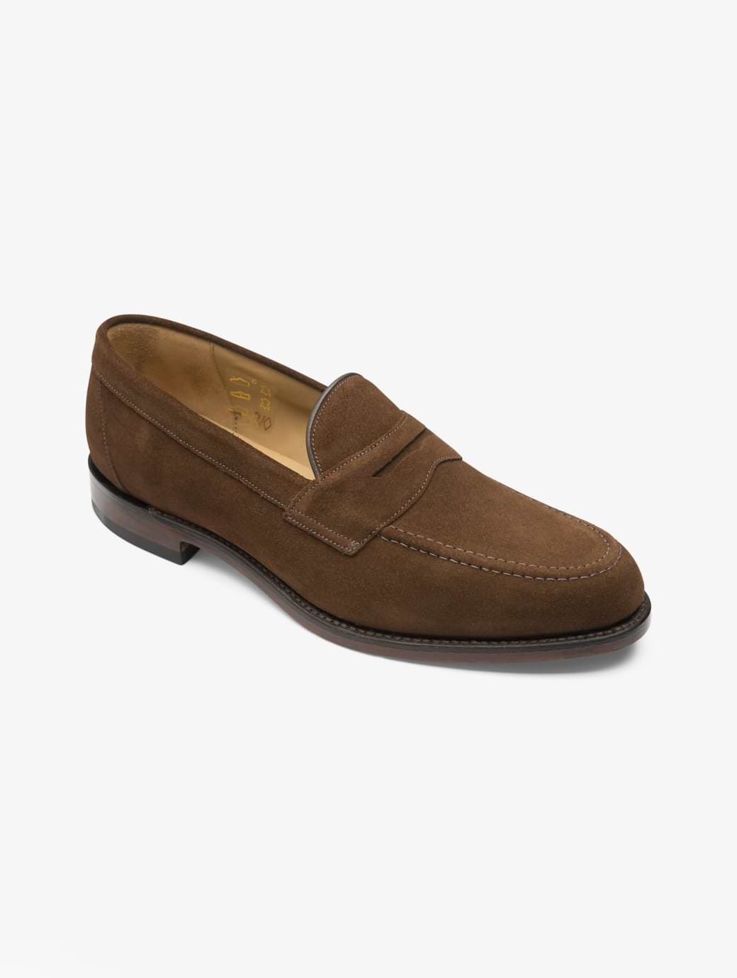 Loake Imperial Saddle Loafer Brown Suede