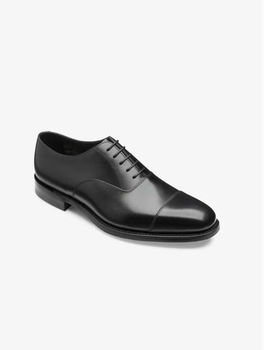 Loake Men's Aldwych Dainite Black Calf Oxford