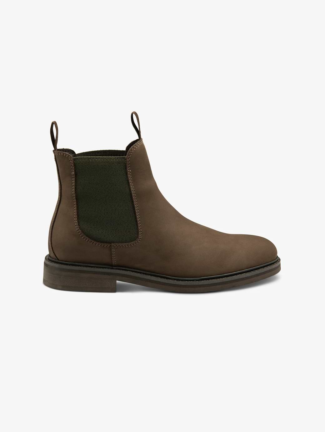 Waterproof dark grey oiled suede men's chukka boots cheap