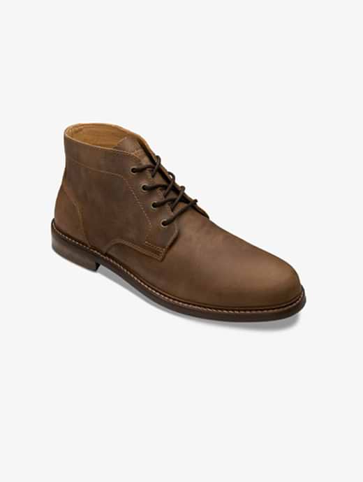 Loake Men's Gilbert Oiled Nubuck Chukka Boot Brown 