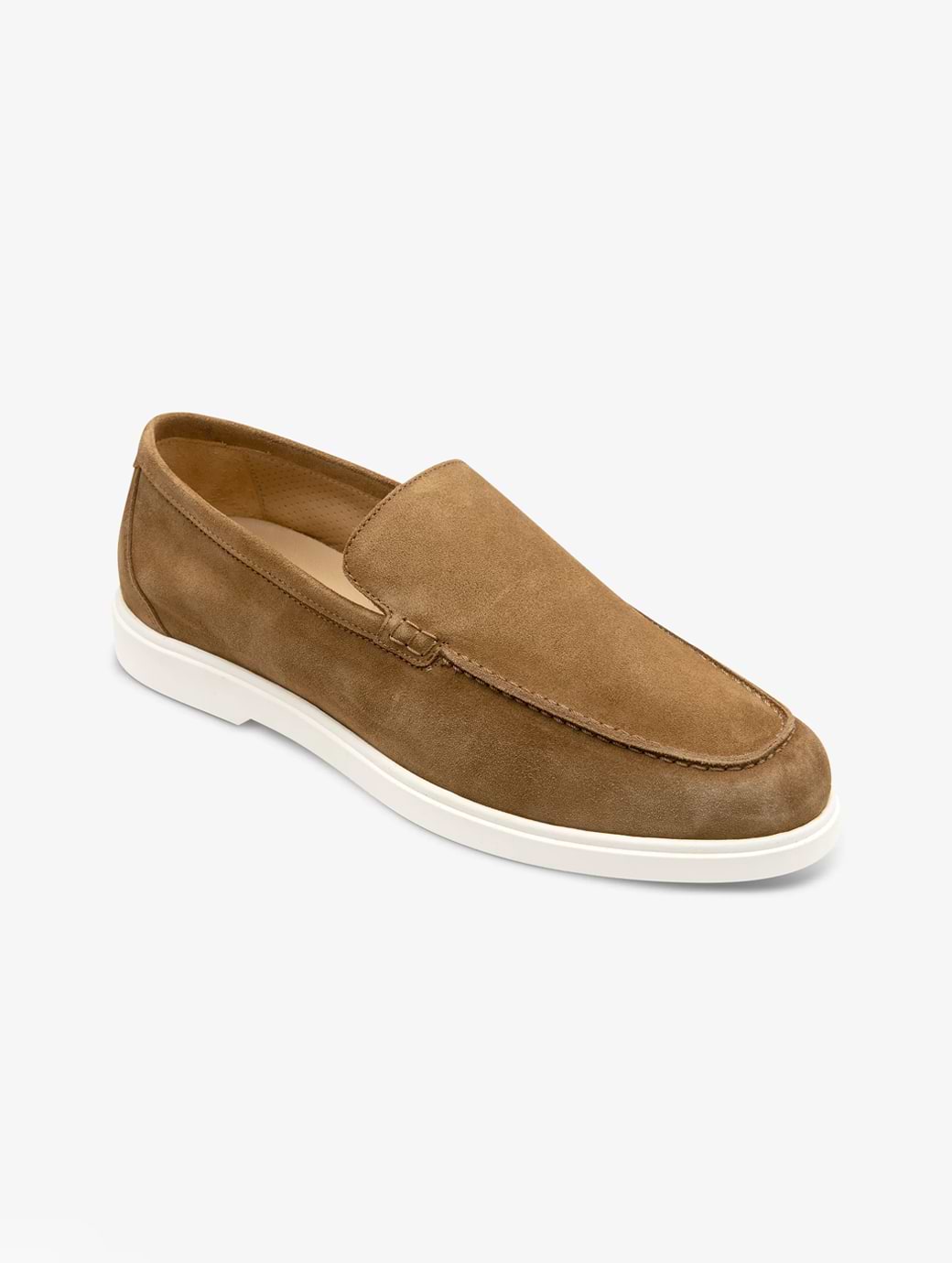 Loake Men's Tuscany Suede Loafer Chestnut