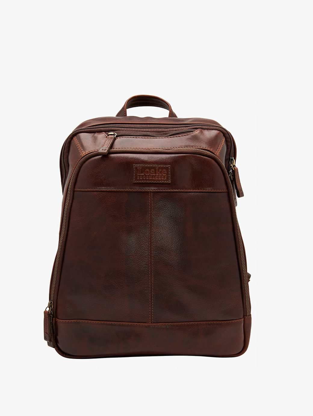 Loake Waterloo Brown Leather Rucksack