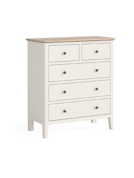 Marlow 2 Over 3 Chest Coconut White 