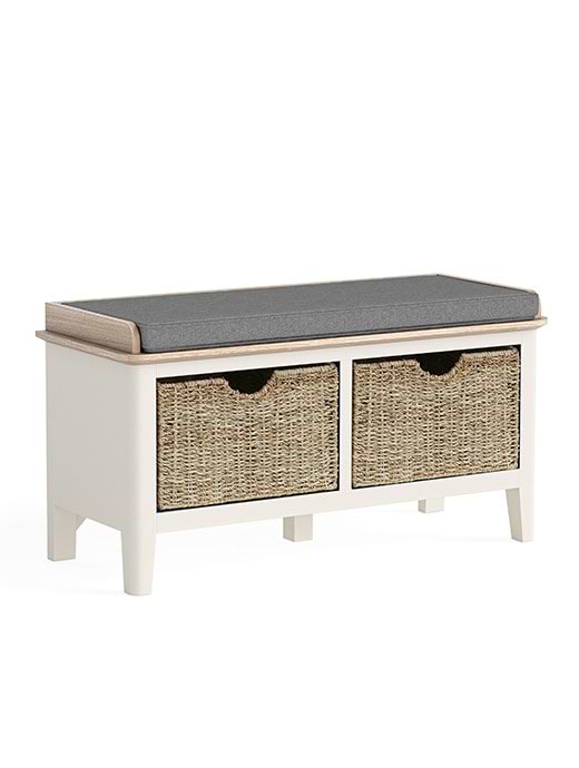 Marlow Storage Bench Coconut Milk 