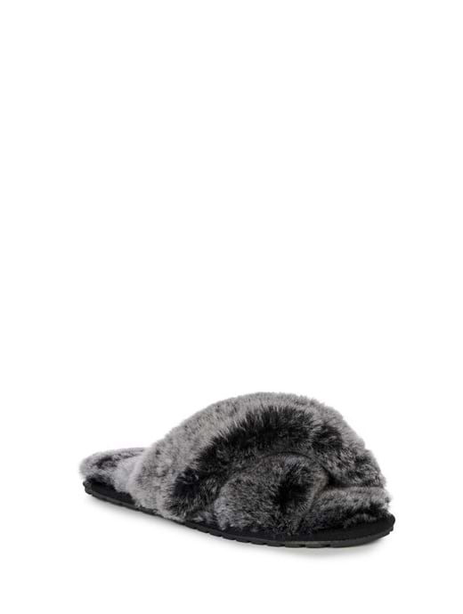 Emu Australia Mayberry Frost Doubleface Sheepskin Slippers Black