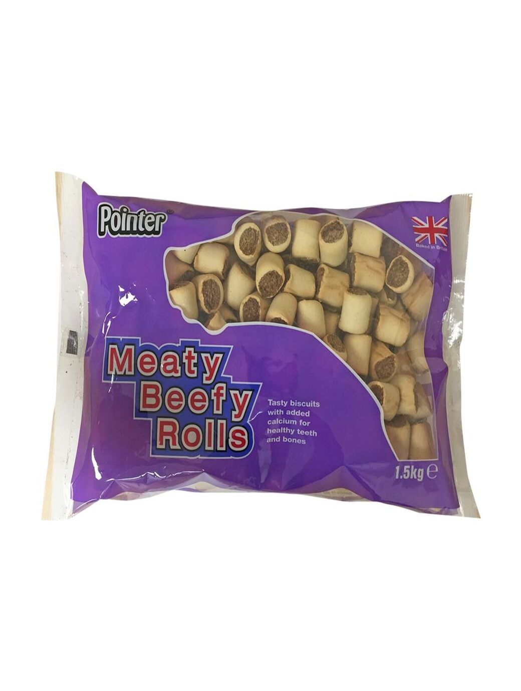Pointer Meaty Beefy Rolls 1.5kg