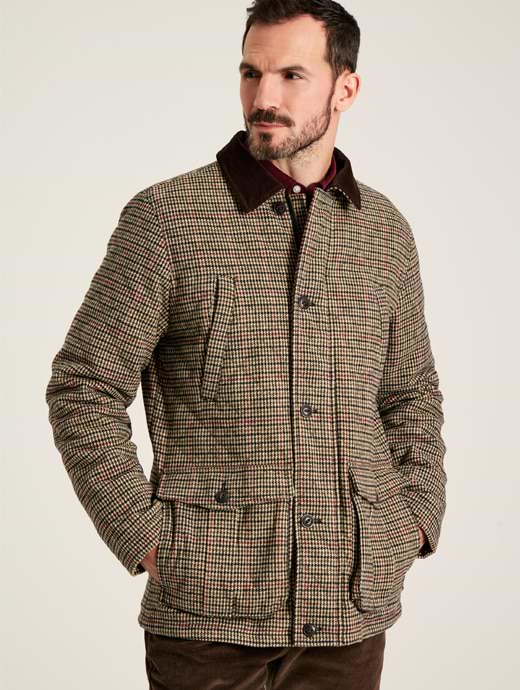 Quilted tweed jacket mens shop