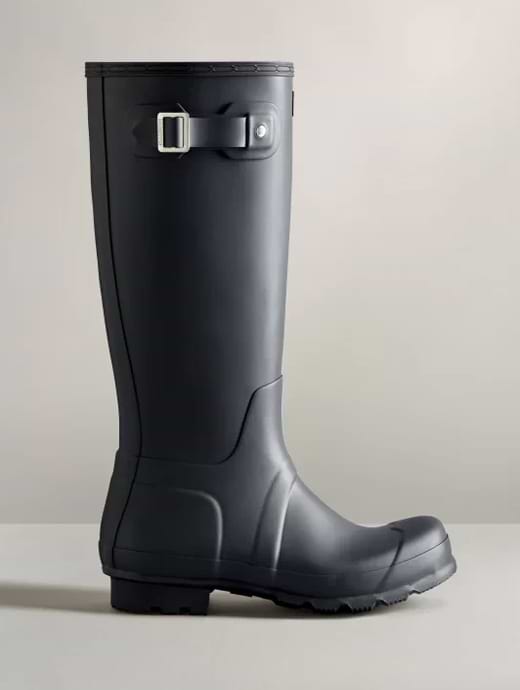 Mens navy hunter wellies store