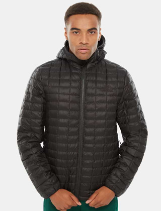 The North Face Men s Thermoball Eco Hooded Jacket Black Matte