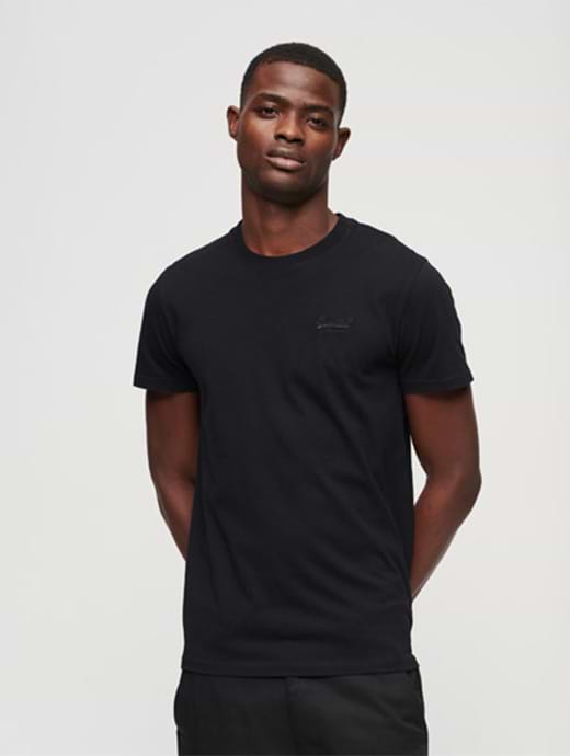 Superdry Men's Vintage Logo Embroidered T-Shirt Eclipse Navy 
