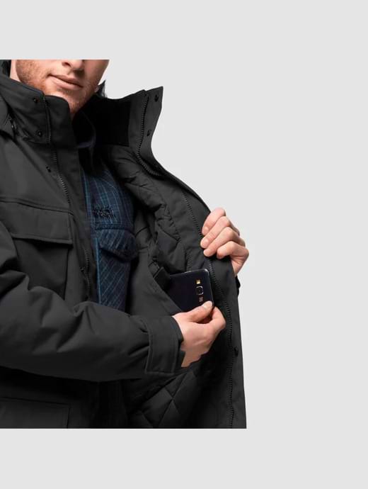 Glacier canyon parka black shop