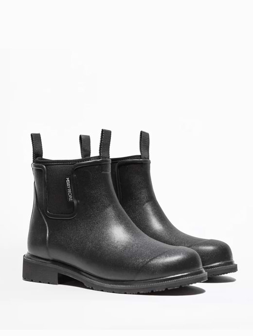 Merry People Bobbi Wellington Boot Black/Black