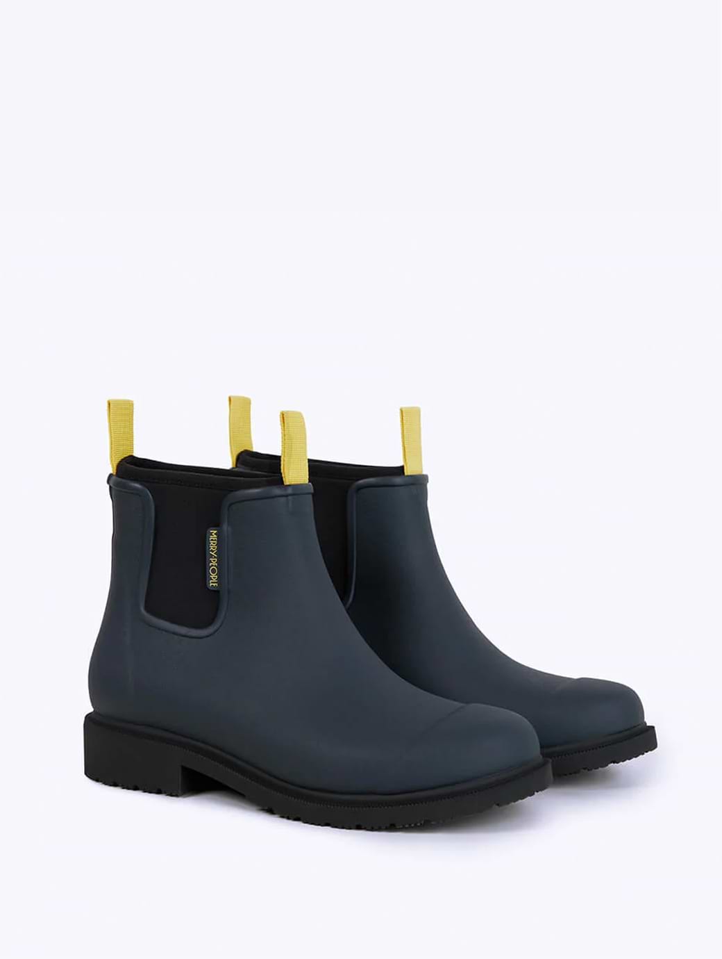 Merry People Unisex Bobbi Wellington Boot Enhanced Traction Midnight