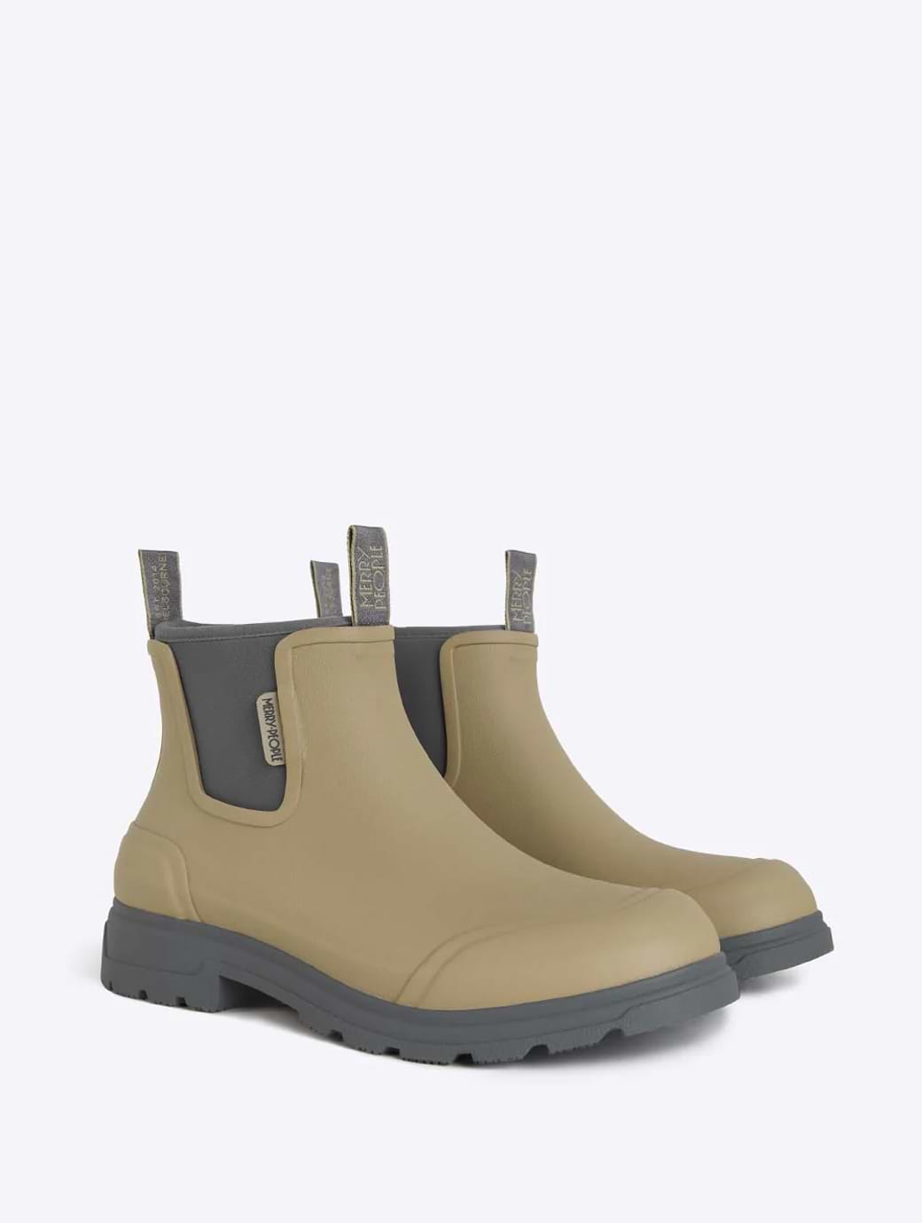 Merry People Unisex Oberon Ankle Wellies Stone