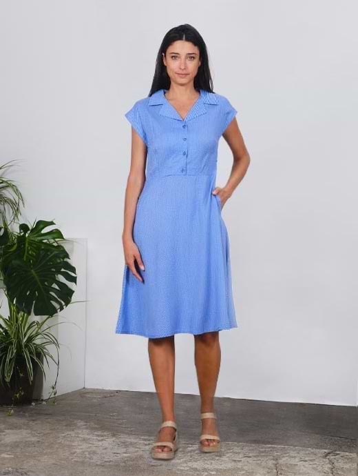 Pretty Vacant Women's Stella Dress In Micro Polka 