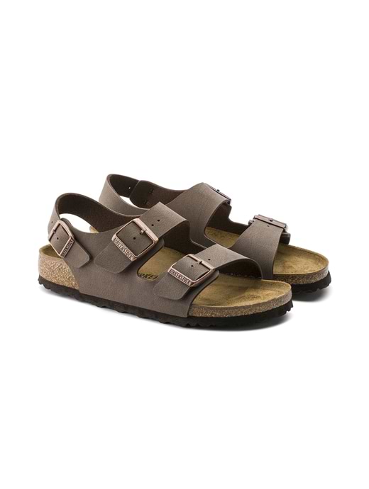 Birkenstock Women's Milano Birko-Flor Sandal Regular Fit Mocha