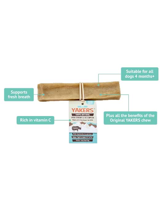 Yakers Dog Chew Mint Medium 