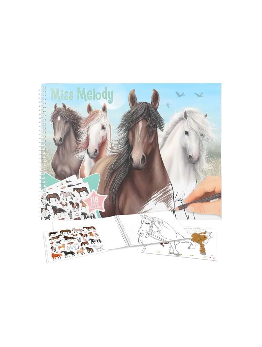 Miss Melody Horse Colouring Book