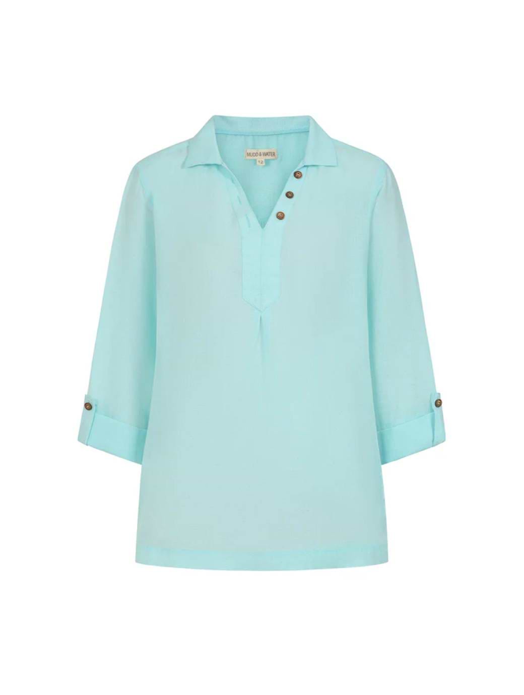 Mudd & Water Women's Summertime Smock Tangier Turquoise