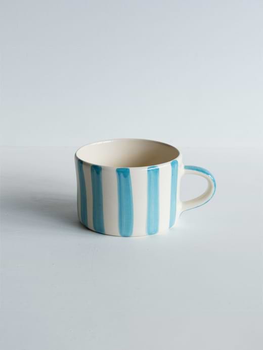 Musango Mug Candy Stripe Turquoise