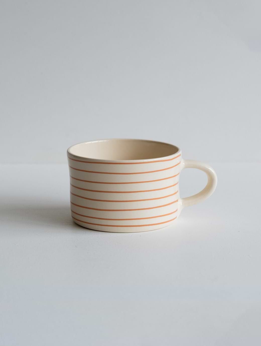 Musango Mug Horizontal Stripe Peach One Size