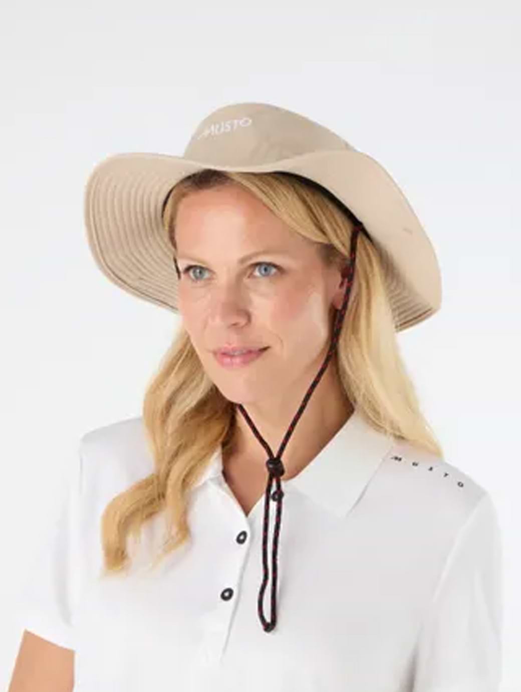 Musto Fast Dry Brimmed Hat Light Stone