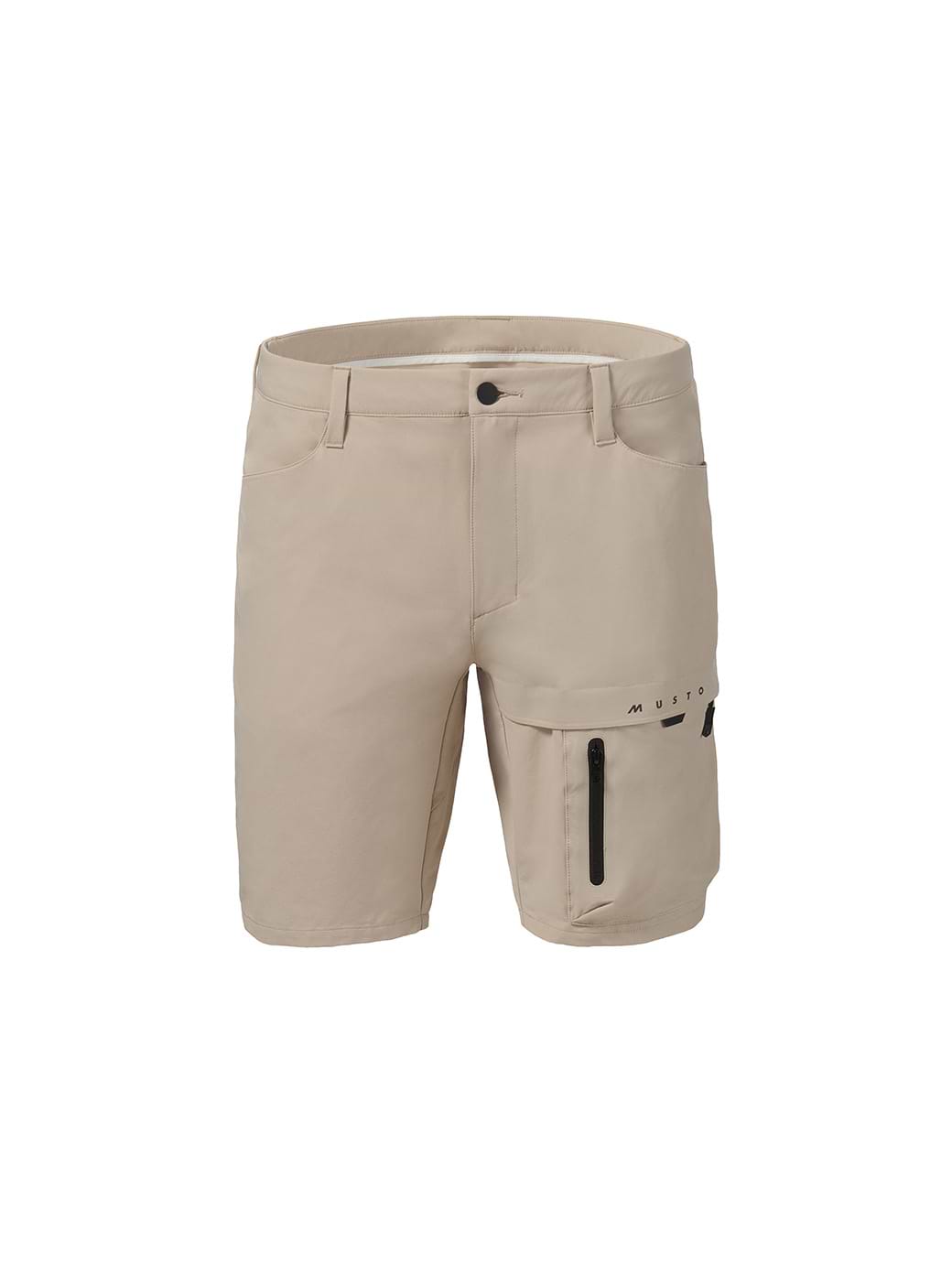 Musto Men's Evo Deck Stretch Short Light Stone