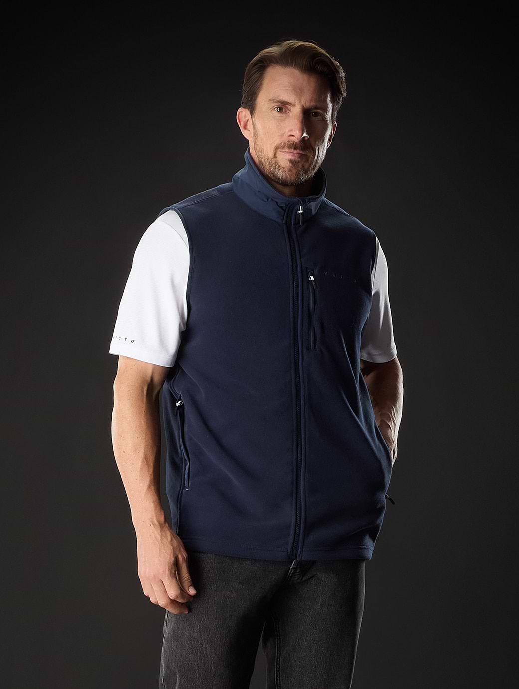 Musto Men's Evo PT 200 Vest Navy
