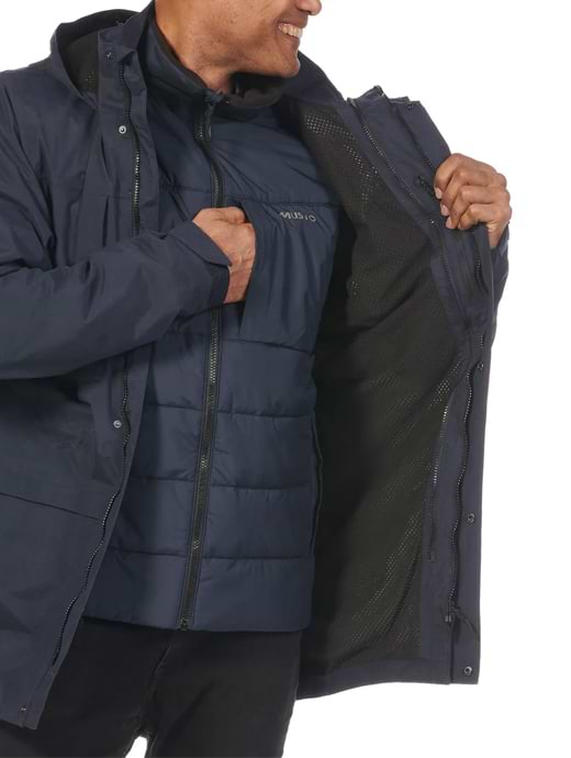 Musto Men s Marina 3 in 1 Parka Coat Navy