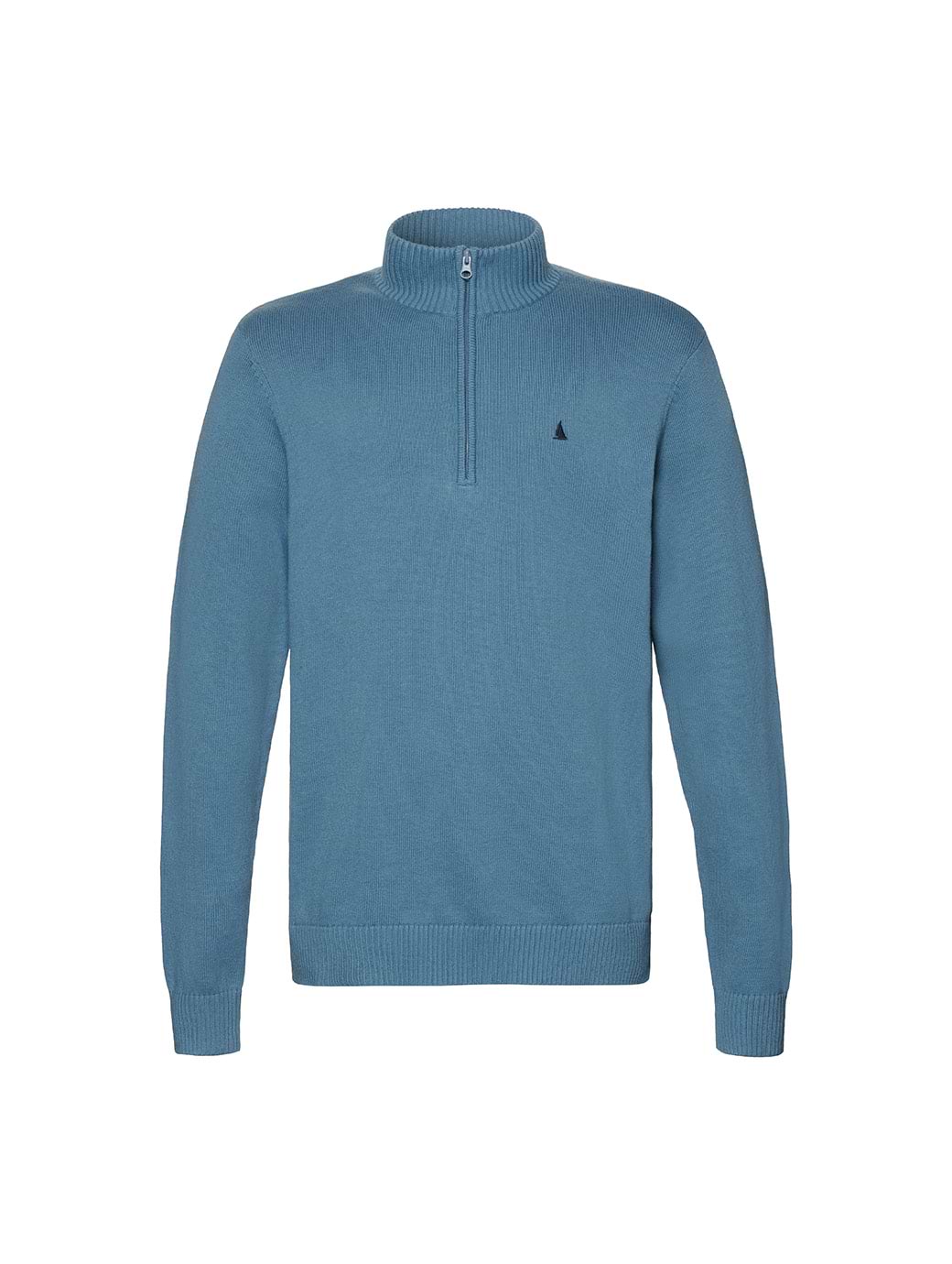 Musto Men's Original 1/4 Zip Neck Knit Storm Cloud