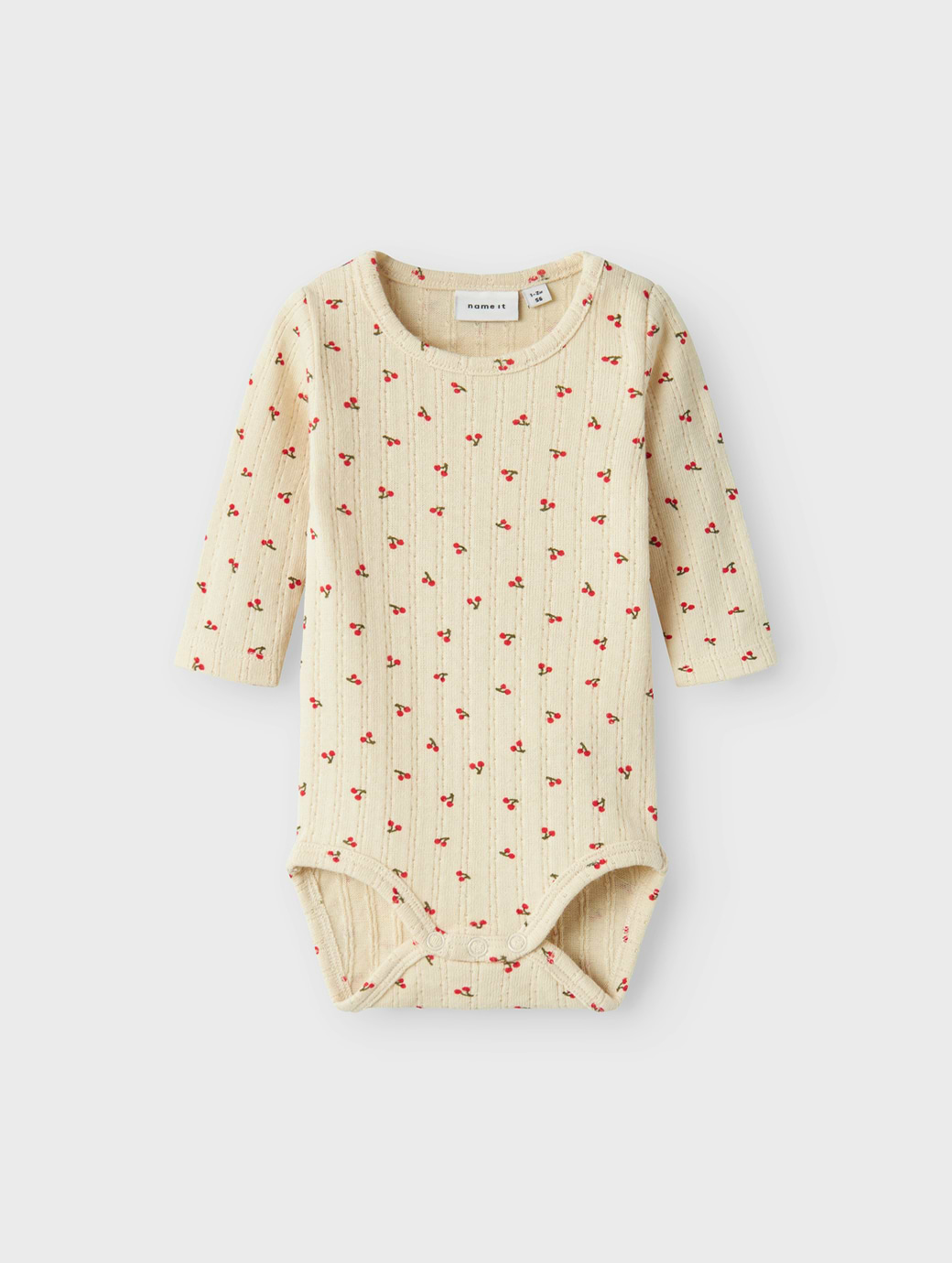 Name It Baby Bilia Long Sleeve Bodysuit Summer Sand