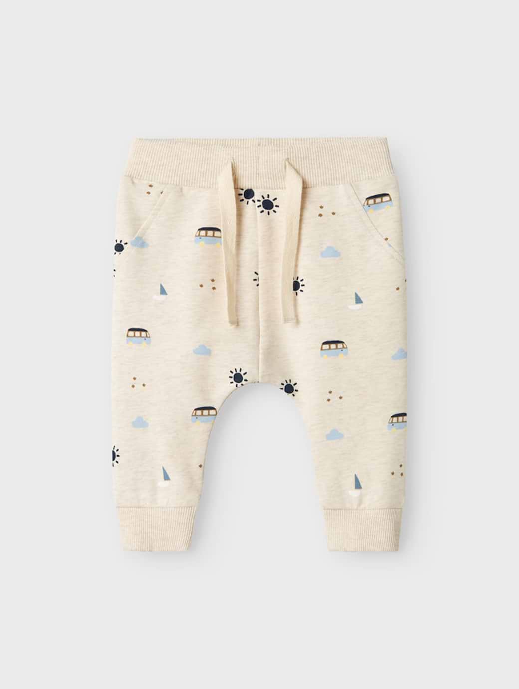 Name It Baby Boy's Fris Light Sweat Pant Peyote Melange