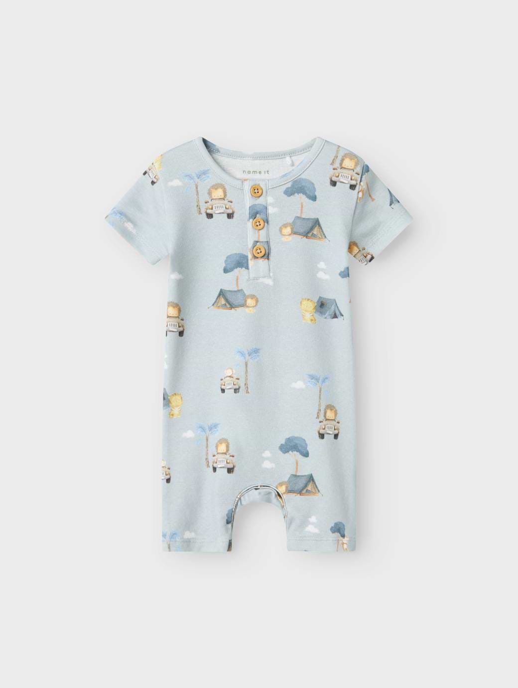 Name It Baby Boy's Help Sunsuit Pearl Blue